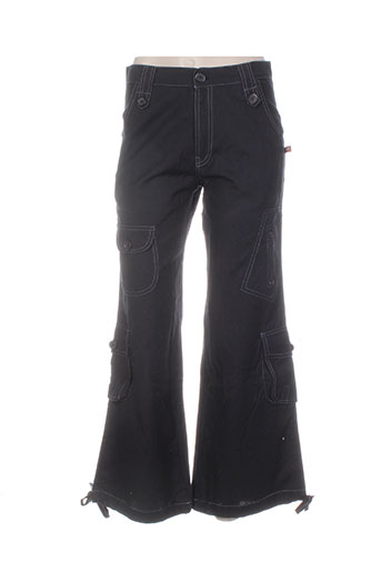bamboo's pantalons femme de couleur noir