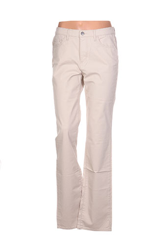 kanope pantalons femme de couleur beige