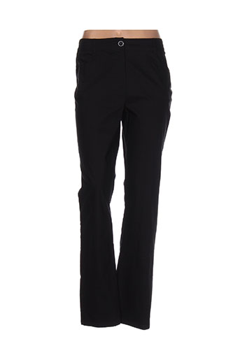 pause cafe pantalons femme de couleur noir