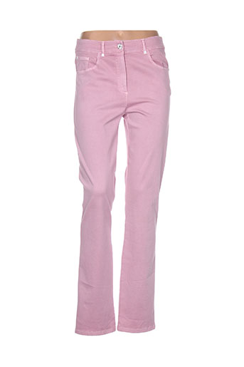 pause cafe pantalons femme de couleur rose