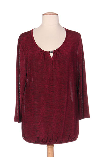 renatto bene t-shirts femme de couleur rouge