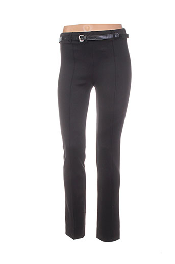 jus d'orange pantalons femme de couleur noir
