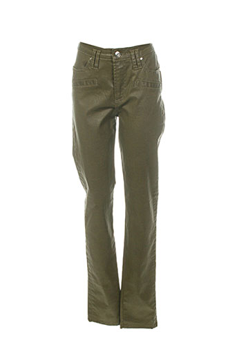votre nom pantalons femme de couleur vert