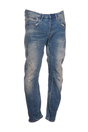 g star jeans homme de couleur bleu