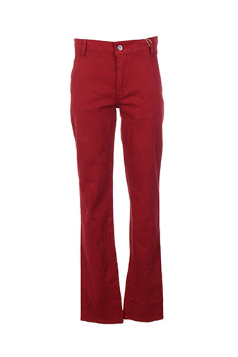 garcia pantalons fille de couleur rouge