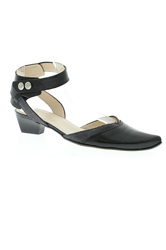 france mode chaussures femme de couleur noir