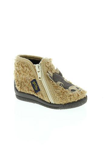 bellamy chaussures garçon de couleur beige
