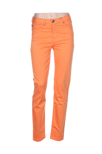 emma EFFI_CHAR_1 caro pantalons femme de couleur orange