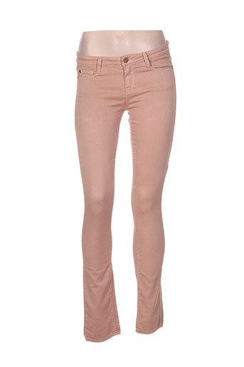 acquaverde jeans femme de couleur beige