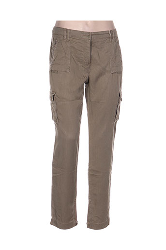 pablo gerard darel pantalons femme de couleur vert