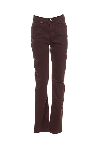 emma EFFI_CHAR_1 caro pantalons femme de couleur marron