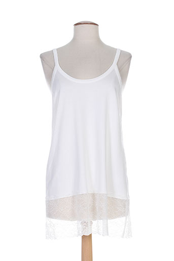 lauren vidal chemises femme de couleur blanc
