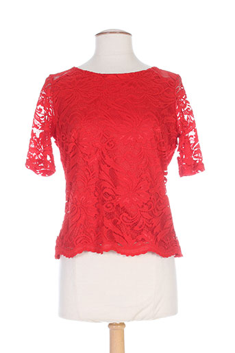 fille a suivre t-shirts femme de couleur rouge