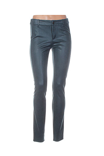 comma pantalons femme de couleur vert