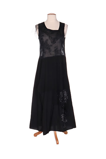 double jeu robes femme de couleur noir