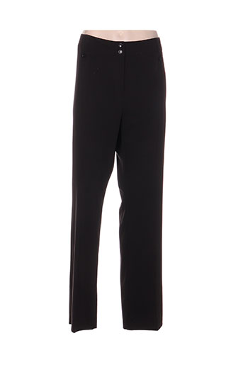 pause cafe pantalons femme de couleur noir