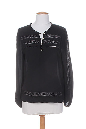 rivieres de lune chemises femme de couleur noir