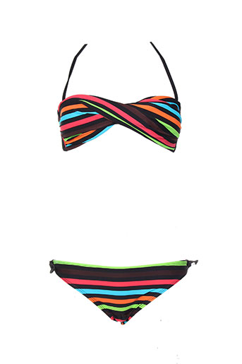 lagon bleu maillots de bain fille de couleur noir