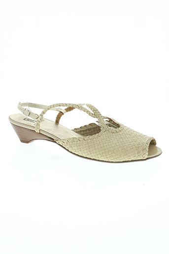 france mode chaussures femme de couleur beige