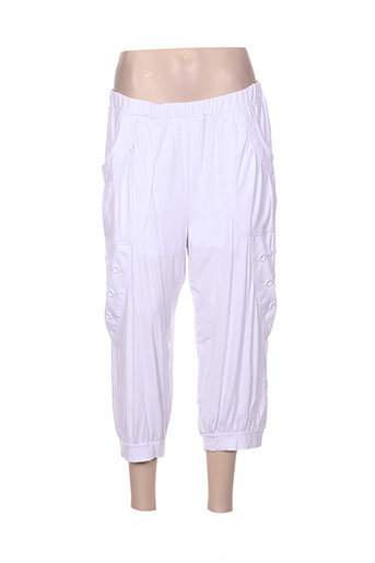 pomme rouge pantalons femme de couleur blanc