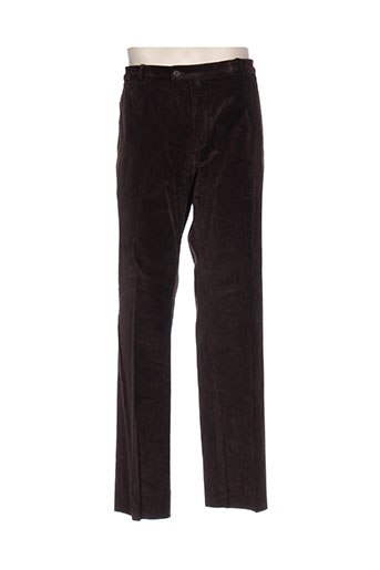 gianni marco pantalons homme de couleur marron