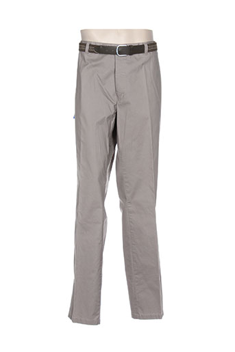 luigi morini pantalons homme de couleur beige