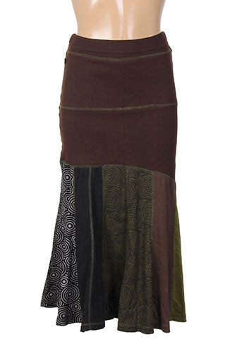 bamboo's jupes femme de couleur marron
