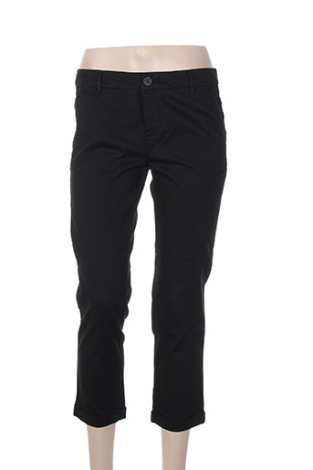 benetton pantacourts femme de couleur noir