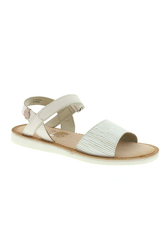 aster chaussures fille de couleur beige