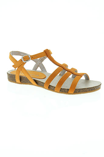 unisa chaussures fille de couleur orange