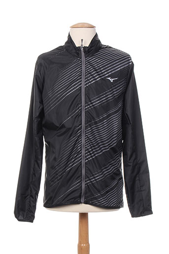 mizuno manteaux homme de couleur noir