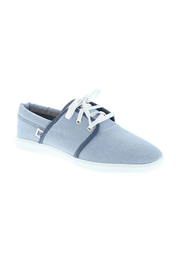 dc chaussures femme de couleur bleu