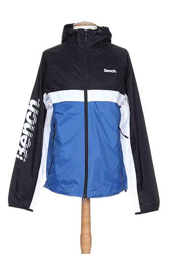 bench manteaux homme de couleur bleu