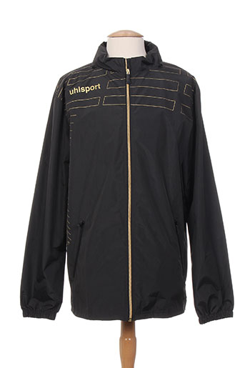 uhlsport manteaux homme de couleur noir
