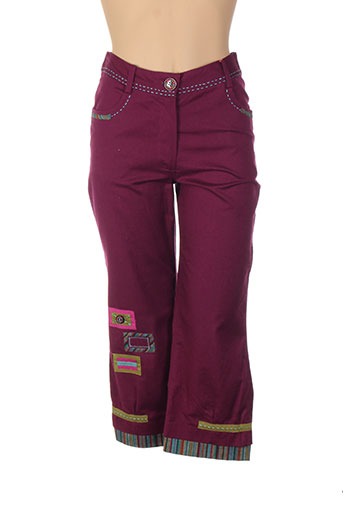jac jac pantacourts femme de couleur violet