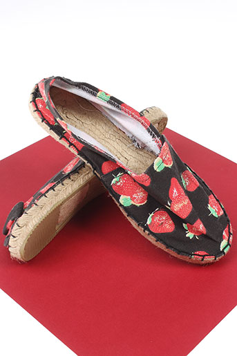 full-up chaussures femme de couleur rouge