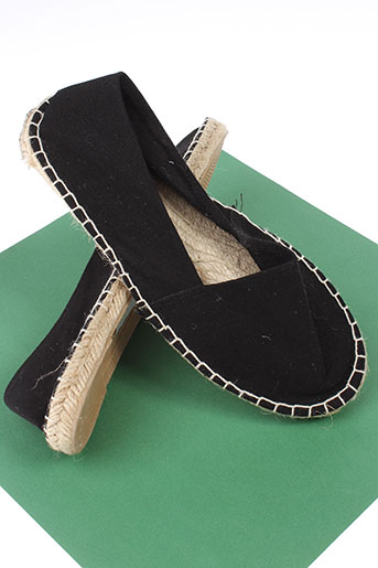coco perla chaussures femme de couleur noir