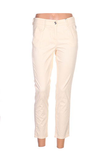 gardeur pantalons femme de couleur jaune