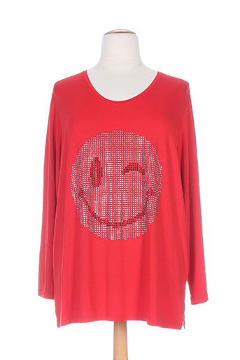 kjbrand t-shirts femme de couleur rouge