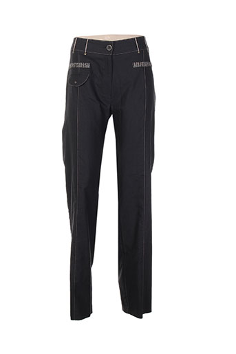 jean gabriel pantalons femme de couleur noir