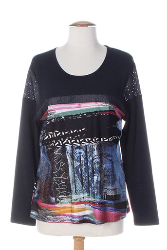 meri EFFI_CHAR_1 esca t-shirts femme de couleur bleu