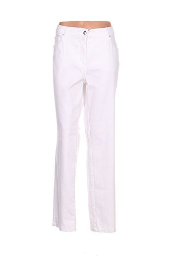 zaffiri pantalons femme de couleur blanc