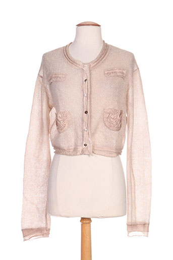 nana nucci gilets femme de couleur beige