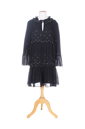 leslie robes femme de couleur noir