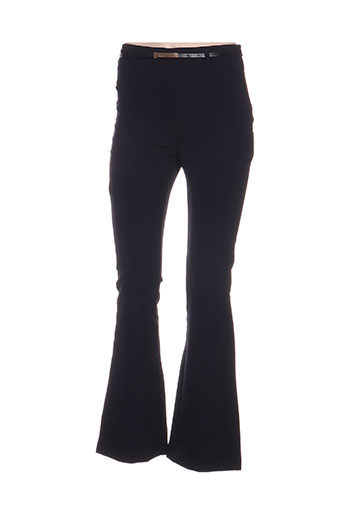 jus d'orange pantalons femme de couleur bleu