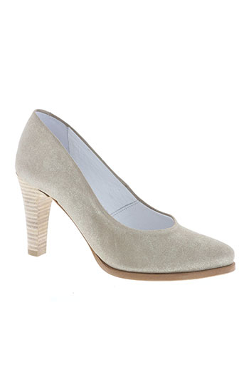 regarde le ciel chaussures femme de couleur jaune