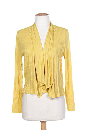 maloka gilets femme de couleur jaune