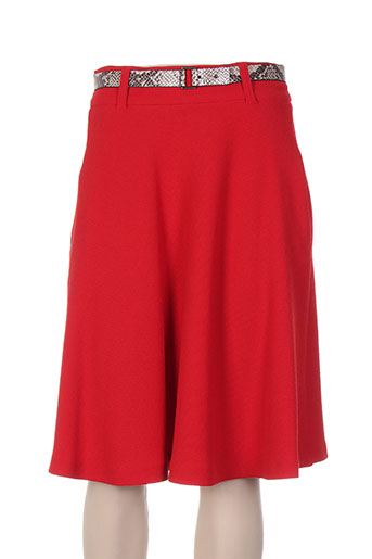 marela jupes femme de couleur rouge