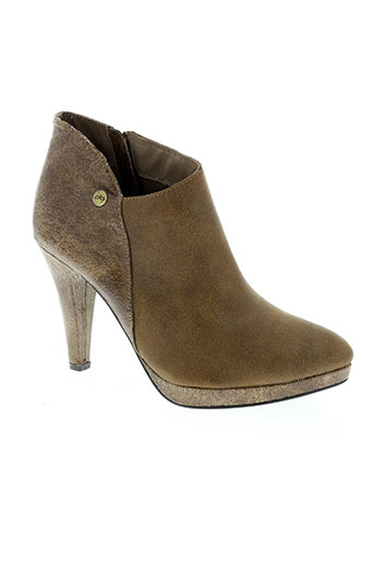 les p'tites bombes chaussures femme de couleur marron