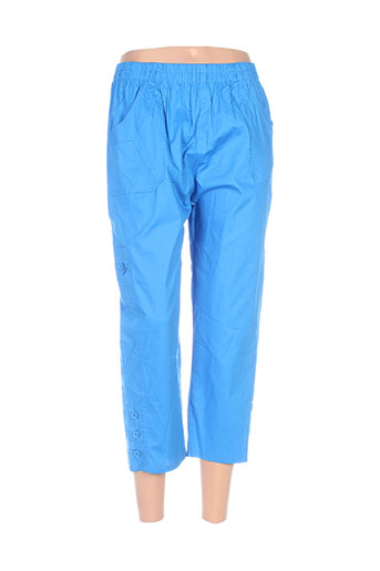 h-3 pantacourts femme de couleur bleu